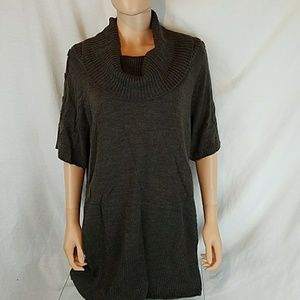 Cowl Neck Sweater Dress